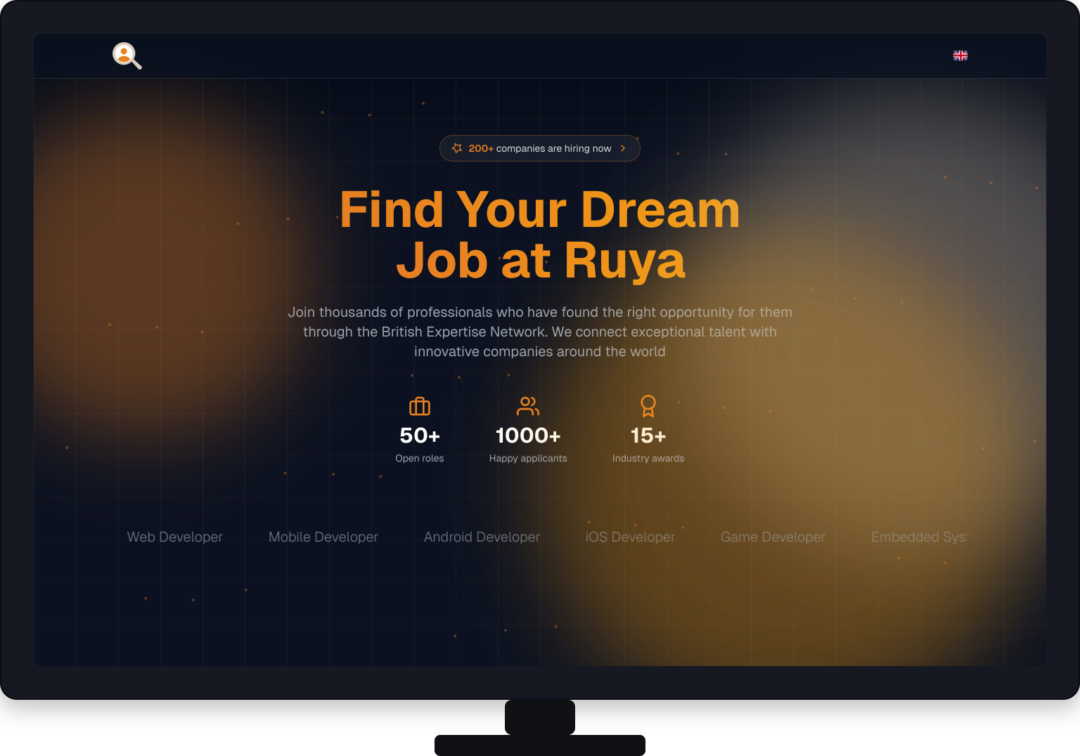 Ruya Jobs desktop preview